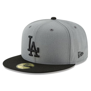 59Fifty Los Angeles Dodgers 2024 World Series Patch  2-Tone - Gray UV