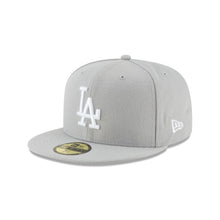 Load image into Gallery viewer, 59Fifty Los Angeles Dodgers MLB Basic Light Gray - Gray UV
