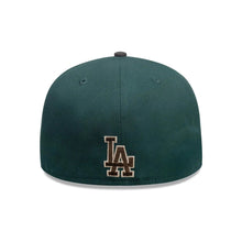 Load image into Gallery viewer, 59Fifty New Era Los Angeles Dodgers MLB City Element Guatemala Green/Brown Fitted Hat - Tan UV
