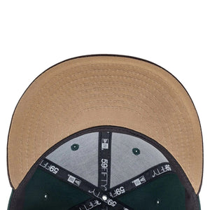 59Fifty New Era Los Angeles Dodgers MLB City Element Guatemala Green/Brown Fitted Hat - Tan UV