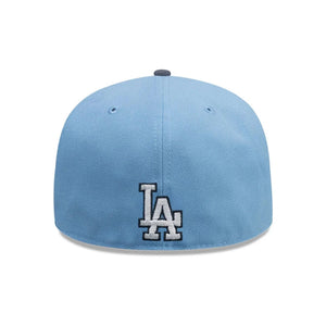 59Fifty New Era Los Angeles Dodgers MLB City Element Guatemala White/Pastel Blue Fitted Hat - Multi UV