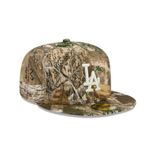 Load image into Gallery viewer, 59Fifty New Era Los Angeles Dodgers Basic Realtree - Grey UV
