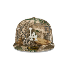 Load image into Gallery viewer, 59Fifty New Era Los Angeles Dodgers Basic Realtree - Grey UV
