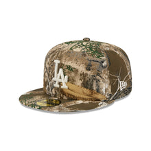 Load image into Gallery viewer, 59Fifty New Era Los Angeles Dodgers Basic Realtree - Grey UV
