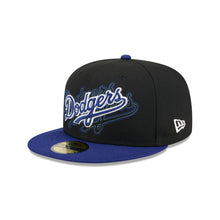 Load image into Gallery viewer, 59Fifty Los Angeles Dodgers New Era Shadow Stitch Fitted Hat - Gray UV
