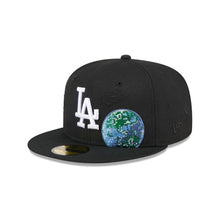 Load image into Gallery viewer, 59Fifty Los Angeles Dodgers Global Fitted Hat Black - Gray UV
