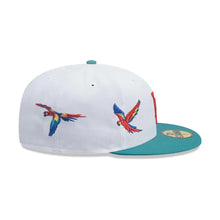 Load image into Gallery viewer, 59Fifty New Era Los Angeles Dodgers MLB City Element Honduras White/Green Fitted Hat - Feather UV
