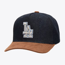 Load image into Gallery viewer, Mitchell &amp; Ness Pro Pinch Fit Los Angeles Dodgers D-Stressed Pro Snapback Hat - Gray UV
