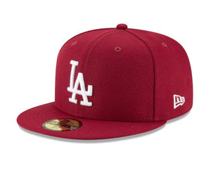 59Fifty Los Angeles Dodgers 2024 World Series Patch Maroon - Gray UV