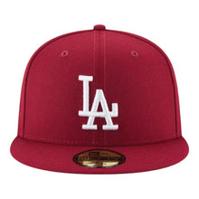 Load image into Gallery viewer, 59Fifty Los Angeles Dodgers 2024 World Series Patch Maroon - Gray UV
