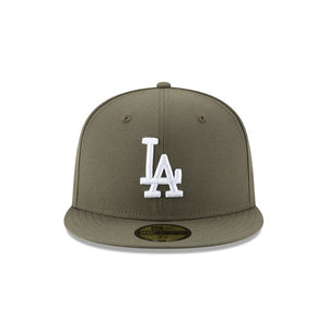 59Fifty Los Angeles Dodgers MLB Basic Olive - Grey UV