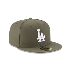 59Fifty Los Angeles Dodgers MLB Basic Olive - Grey UV