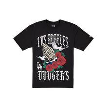 Load image into Gallery viewer, Men's New Era Los Angeles Dodgers Gothic Bloom Graphic T-Shirt - Black

