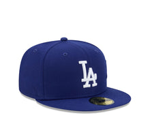 Load image into Gallery viewer, 59Fifty New Era Los Angeles Dodgers Side Script OTC Royal - Grey UV
