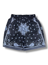 Load image into Gallery viewer, [BLACK PAISLEY] Basketball Shorts by La Villita Basketball
