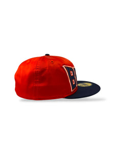 59Fifty New Era Chicago Bears "Satin" 2-Tone Orange/Navy - Gray UV