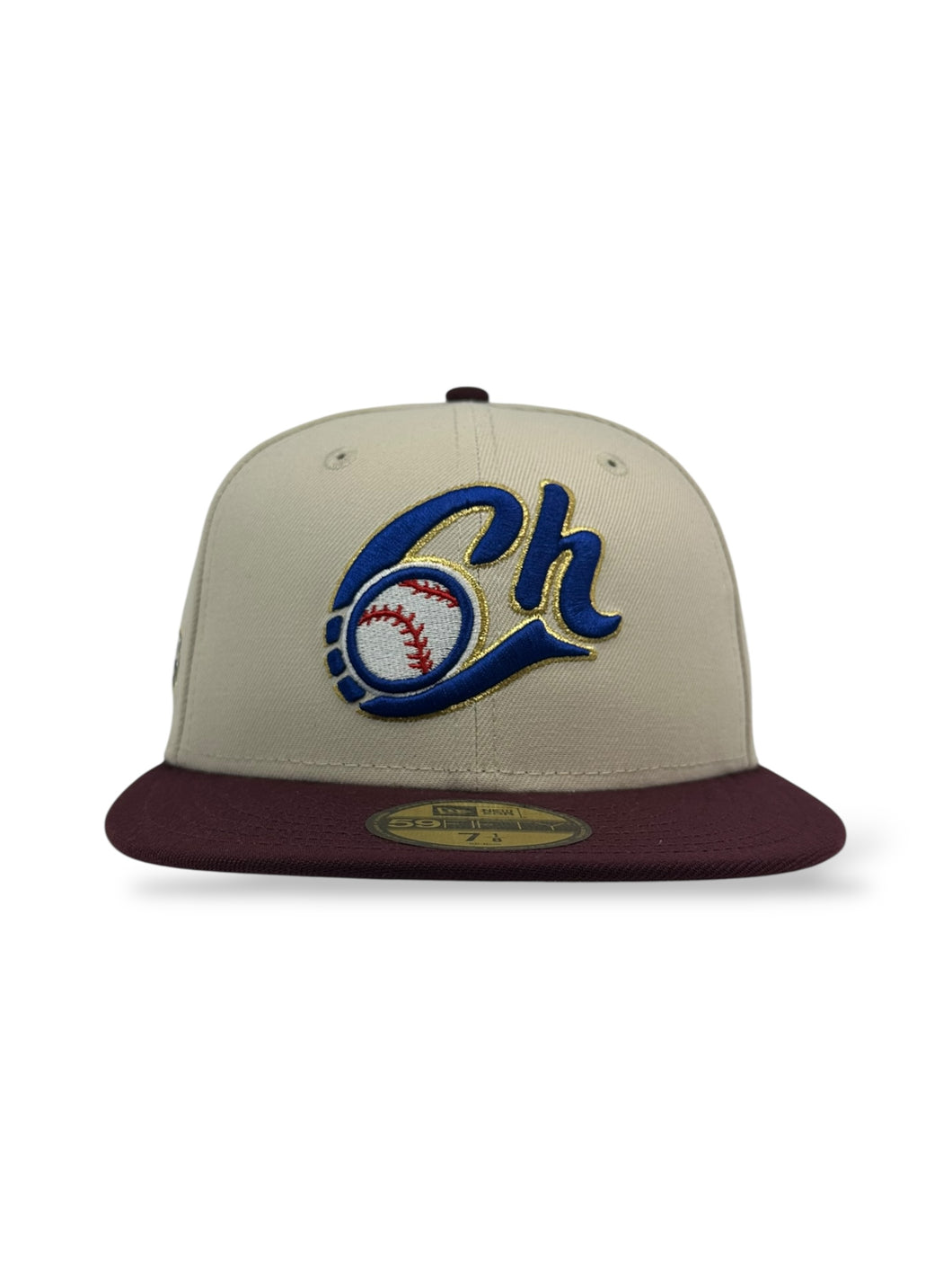 59Fifty Charros de Jalisco Liga Mexicana 2-Tone Stone/Maroon - Grey UV