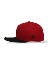 Load image into Gallery viewer, 59Fifty Yaquis De Obregon Liga Mexicana 2-Tone Red/Black - Grey UV
