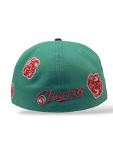 Load image into Gallery viewer, 59Fifty LMB x NEWERAMX  Charros de Jalisco 2T Roses Clear Mint/Orchid - Rose UV
