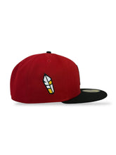 Load image into Gallery viewer, 59Fifty Yaquis De Obregon Liga Mexicana 2-Tone Red/Black - Grey UV
