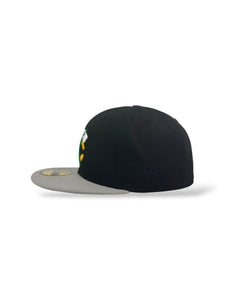 [TOMAHAWK] 59Fifty NHL Chicago Blackhawks 1991 All-Star Game 2-Tone Black/Gray - Green UV
