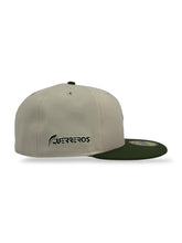Load image into Gallery viewer, 59Fifty Guerreros de Oaxaca Liga Mexicana 2-Tone Stone/Rifle Green - Grey UV
