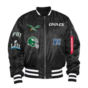 Philadelphia Eagles X New Era X Alpha Industries MA-1 Bomber Jacket