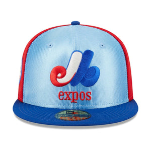 59Fifty Montreal Expos Powder Blues 2-Tone Light Blue/Royal/Red - Green UV