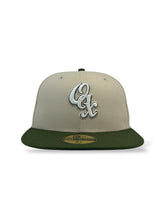 Load image into Gallery viewer, 59Fifty Guerreros de Oaxaca Liga Mexicana 2-Tone Stone/Rifle Green - Grey UV
