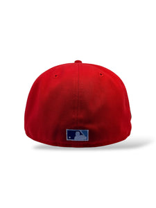 [FIRE/ICE] 59Fifty Chicago Cubs 1990 ASG Front Door Red - Sky Blue UV