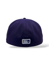 Load image into Gallery viewer, 59Fifty On Field MiLB Theme Night Charlotte Knights Purple - Grey UV
