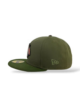 Load image into Gallery viewer, [TAINO CHIEF] 59Fifty Chicago Blackhawks 1982 All Star Game 2T New Olive/Rifle Green - Pink UV
