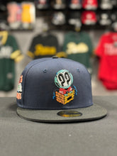 Load image into Gallery viewer, Burdeens x @Clue.Chicago [OUT THE CONCRETE] 59Fifty 2-Tone Navy/Black - Grey UV
