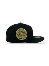 Load image into Gallery viewer, [MEXICO DE ORO V.1] 59Fifty Mexico &quot;M&quot; Black Suede Visor - Storm Grey Suede UV
