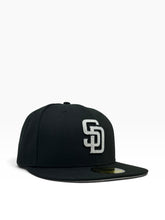 Load image into Gallery viewer, 59Fifty New Era Rhinestone San Diego Padres Black - Grey UV
