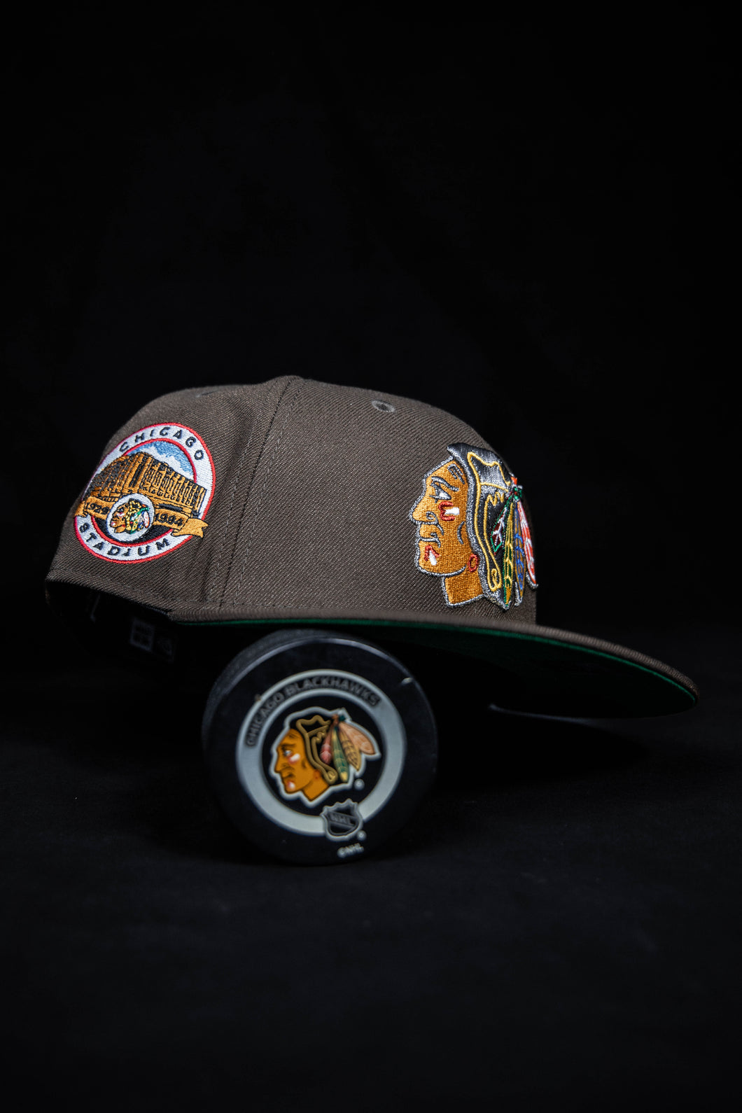 59Fifty NHL Chicago Blackhawks “Chicago Stadium” [Walnut] - Green UV