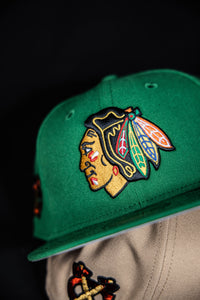 59Fifty NHL Chicago Blackhawks “Tomahawk” [Kelly Green] - Grey UV