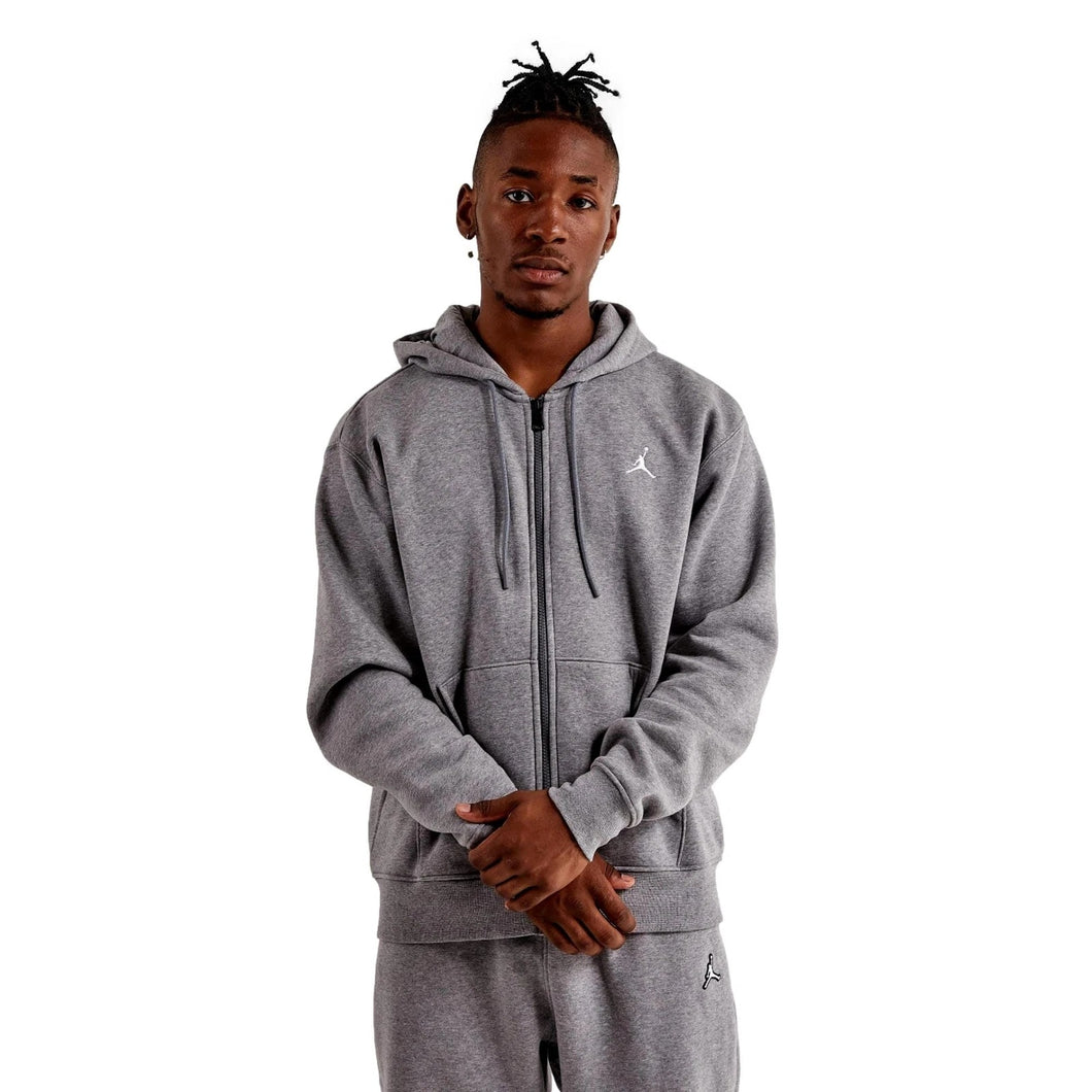 Men's Jordan Brooklyn Fleece Full-Zip Hoodie - Grey