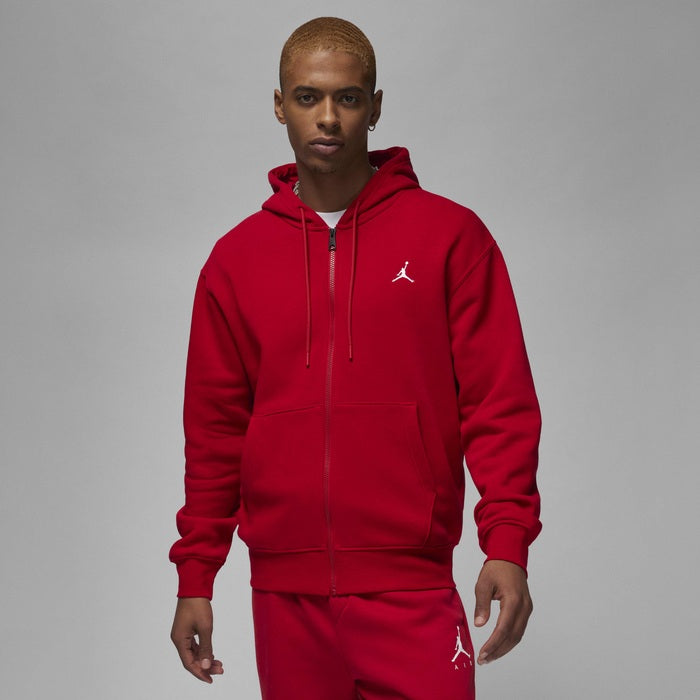Men's Jordan Brooklyn Fleece Full-Zip Hoodie - Red