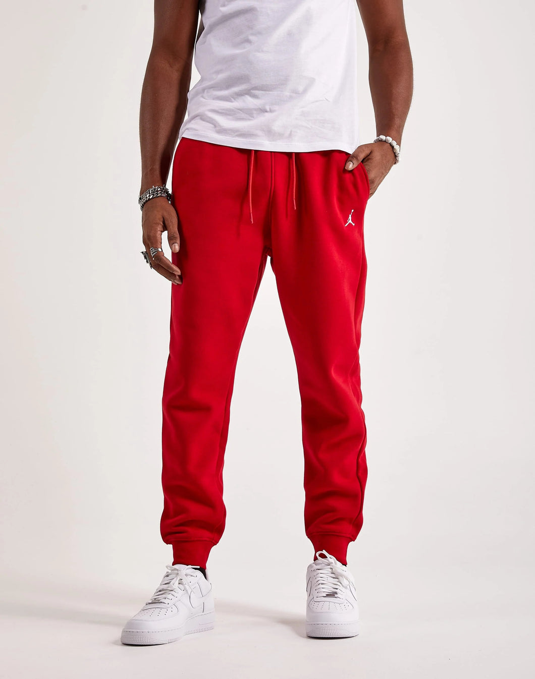 Men's Jordan Essentials Fleece Pants - Red