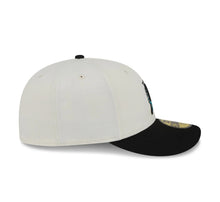 Load image into Gallery viewer, 59Fifty Florida Marlins New Era Chrome 2T Tonal Floral Pre Curved Fitted Hat - Green UV
