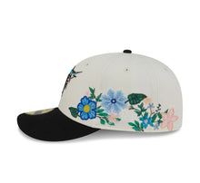 Load image into Gallery viewer, 59Fifty Florida Marlins New Era Chrome 2T Tonal Floral Pre Curved Fitted Hat - Green UV
