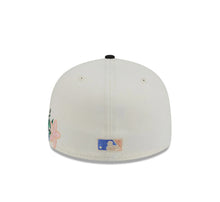 Load image into Gallery viewer, 59Fifty Florida Marlins New Era Chrome 2T Tonal Floral Pre Curved Fitted Hat - Green UV
