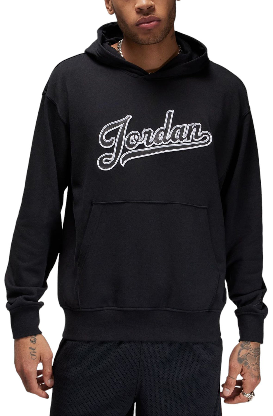 Men's Jordan Flight MVP Men's Fleece Pullover Hoodie - Black