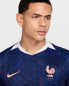 Nike 2025/2026 France Men's Stadium Home Dri-Fit Replica Soccer Jersey