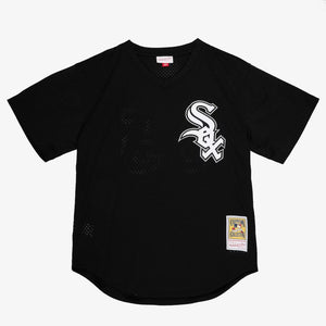 Mitchell & Ness Men's Frank Thomas Black Chicago White Sox 1993 Authentic Batting Practice Jersey