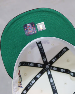 59Fifty NBA Chicago Bulls [3RD CHIP] 6x Champions 2T - Chrome/Black - Green UV