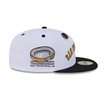 Load image into Gallery viewer, 59Fifty Day San Francisco Giants 70th Anniversary 2-Tone White/Black - Gray UV
