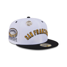 Load image into Gallery viewer, 59Fifty Day San Francisco Giants 70th Anniversary 2-Tone White/Black - Gray UV
