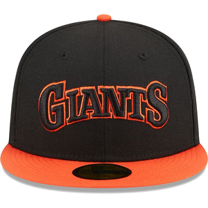 59Fifty San Francisco Giants Retro Jersey Script Black/Orange - Green UV